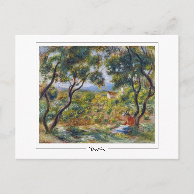 Tarjeta postal de arte de Pierre-Auguste Renoir #1 (Anverso)