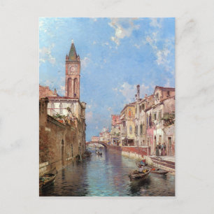 Tarjeta postal de arte de Unterberger de Venecia