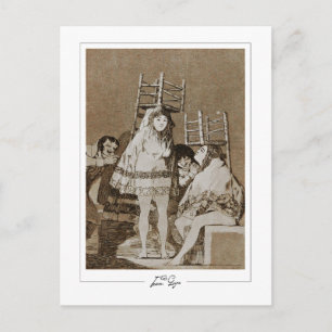 Tarjeta postal de arte fino de Francisco Goya #101