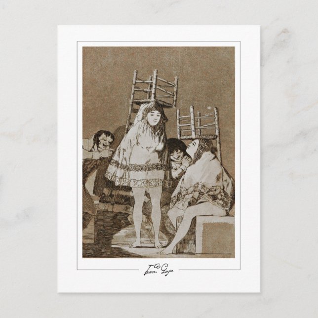 Tarjeta postal de arte fino de Francisco Goya #101 (Anverso)