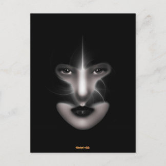 Tarjeta postal de arte fractal Angel Eyes