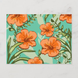 TARJETA POSTAL DE ARTE HAWAIIAN