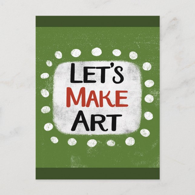 Tarjeta postal de arte para hacer (Anverso)