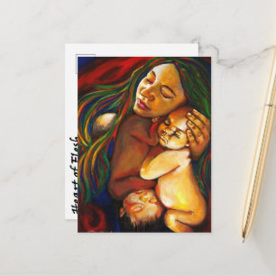 Tarjeta postal de arte - Rebeca