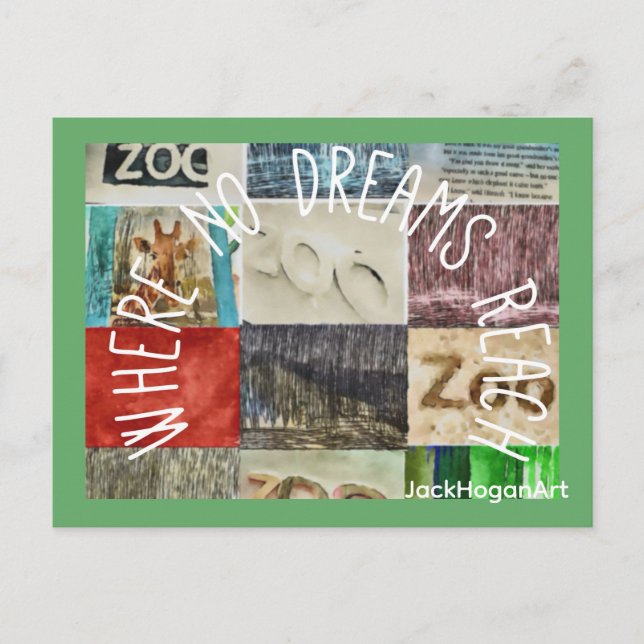 Tarjeta postal de artista outsider (Anverso)