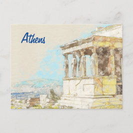 Tarjeta postal de Atenas Grecia – Viajes a la ciud