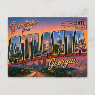 Tarjeta postal de Atlanta Georgia