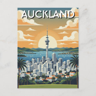 Tarjeta postal de Auckland Nueva Zelanda