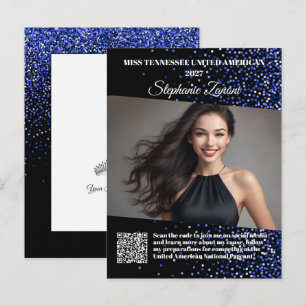Tarjeta Postal de Autógrafo para Concurso con Fond