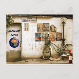 Tarjeta postal de Aventura Esperando