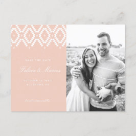 Tarjeta postal de aviso de Blush Pink