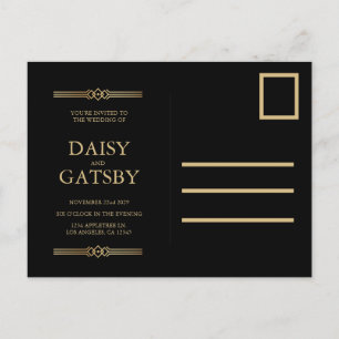 Tarjeta postal de aviso de fecha personalizada al 