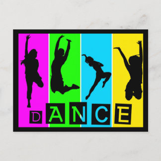 Tarjeta postal de baile