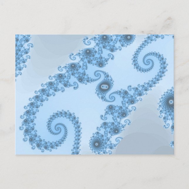 Tarjeta postal de baile azul (Anverso)