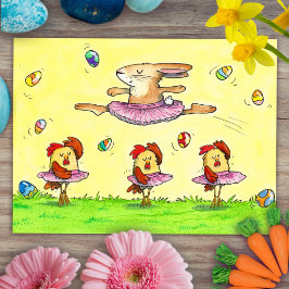 Tarjeta postal de Ballet de Pascua por Nicole Jane