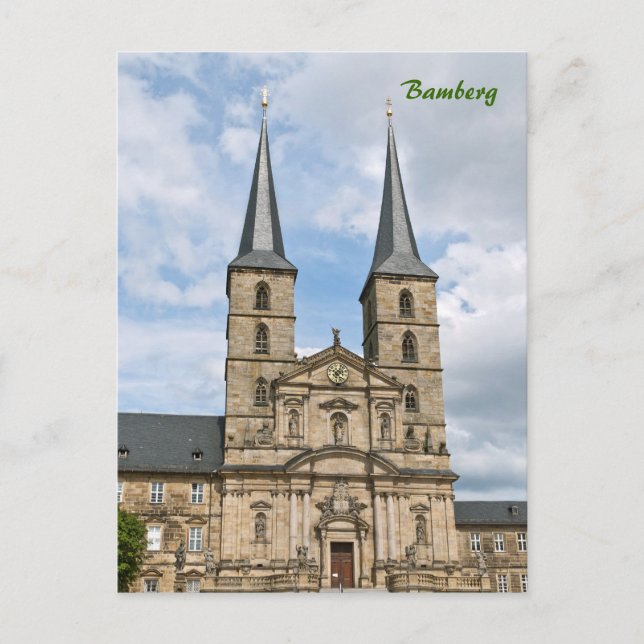 Tarjeta postal de Bamberg (Anverso)
