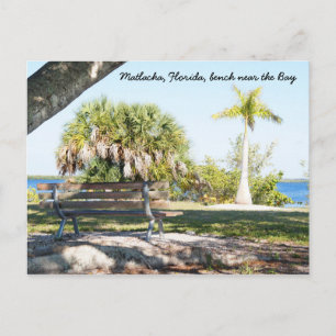 Tarjeta postal de Banco de Palma Bahía Matlacha Fl