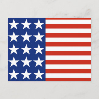Tarjeta postal de bandera de las Estrellas Rojas y