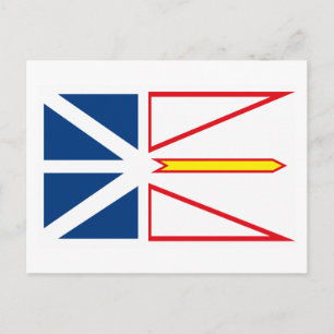 Tarjeta postal de bandera de Terranova