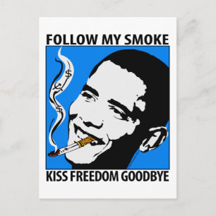 Tarjeta postal de Barack Obama