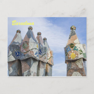 Tarjeta postal de Barcelona, casa batilo