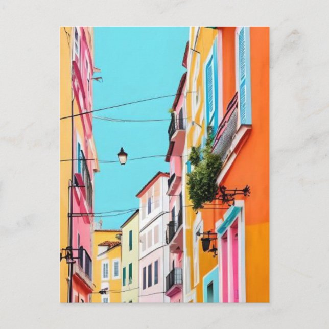 Tarjeta postal de Barcelona España (Anverso)