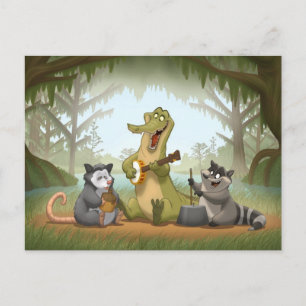 Tarjeta postal de Bayou Jug Band