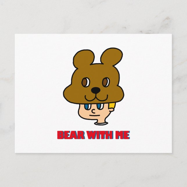 Tarjeta postal de Bear conmigo (Anverso)