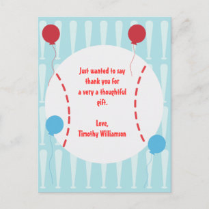 Tarjeta postal de béisbol