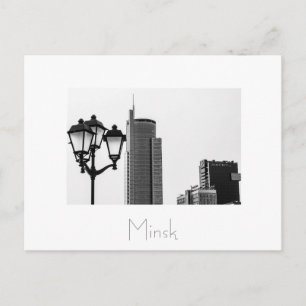 Tarjeta postal de Belarús Беларусь Minsk Мінск Мин
