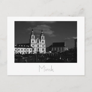 Tarjeta postal de Belarús Беларусь Minsk Мінск Мин