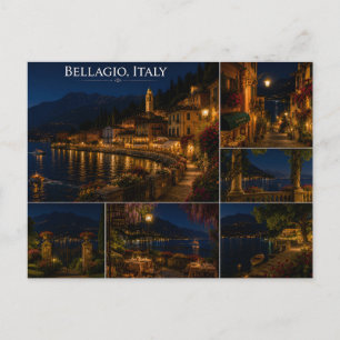 Tarjeta postal de Bellagio Italia