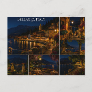 Tarjeta postal de Bellagio Italia
