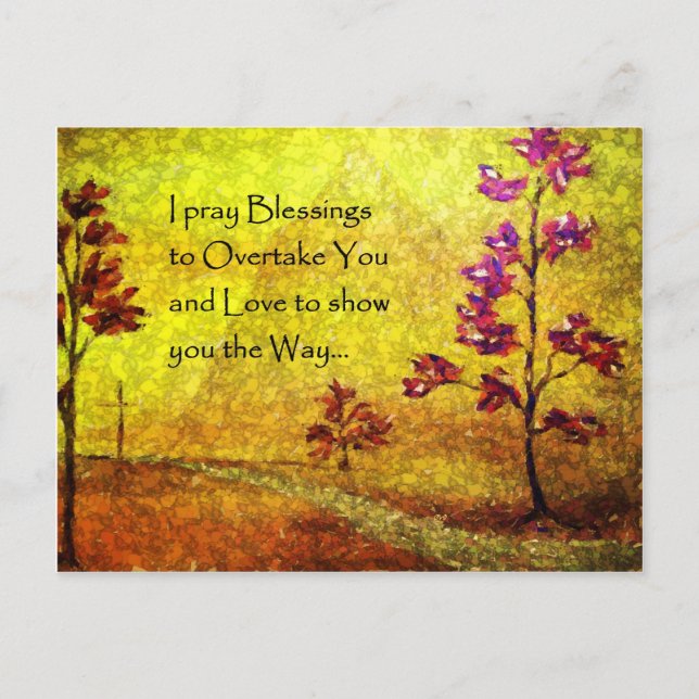 Tarjeta postal de bendición (Anverso)