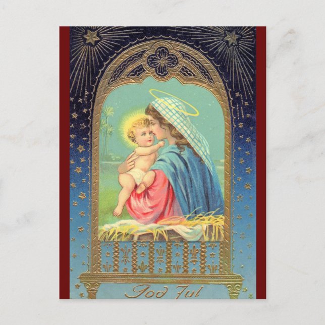 Tarjeta postal de bendiciones (Anverso)
