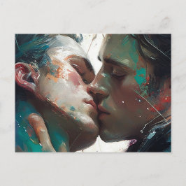 Tarjeta postal de beso