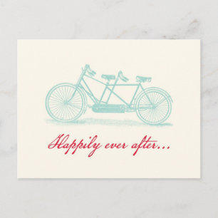 Tarjeta postal de Bicicleta Construida Para Dos Gu