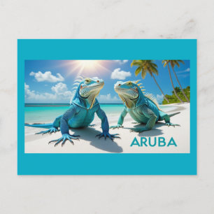 Tarjeta postal de bienvenida a Aruba