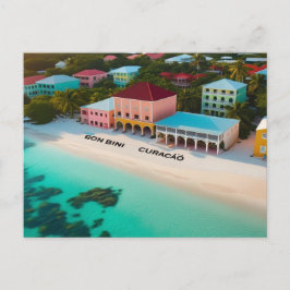 Tarjeta postal de bienvenida a Curazao