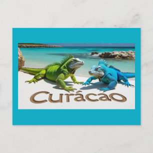 Tarjeta postal de bienvenida a Curazao