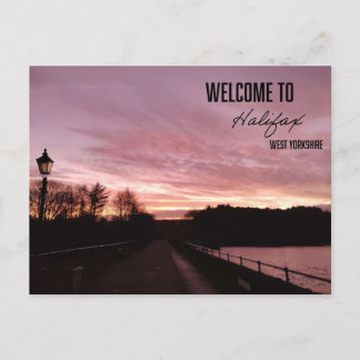 Tarjeta postal de bienvenida a Halifax de Ogden Wa