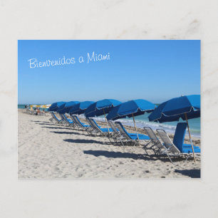 Tarjeta postal de bienvenida a Miami