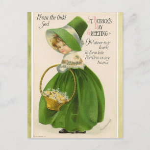 Tarjeta postal de bienvenida de San Patricio