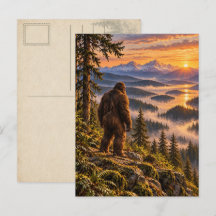 Tarjeta postal de Bigfoot desde Ridge Overlook