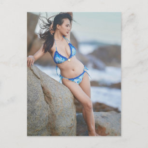 Tarjeta postal de bikini