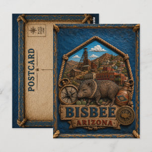 Tarjeta postal de Bisbee Arizona Viajes Antiguos