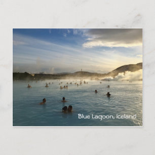 Tarjeta postal de Blue Lagoon Islandia