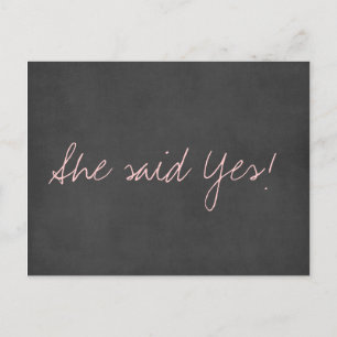 Tarjeta Postal de Boda Cute Save the Date