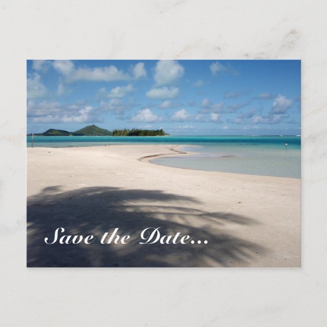 Tarjeta Postal de Boda en Destino (Anverso)
