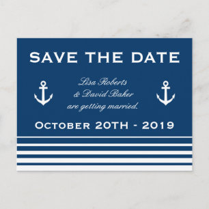 Tarjeta postal de boda para guardar la fecha Tem